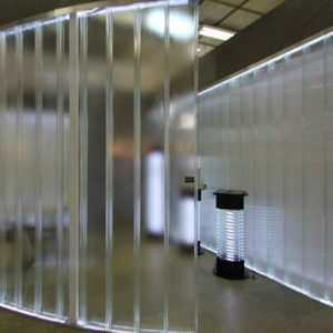 Противопожарная перегородка из стеклопрофилита / серия FRM5257