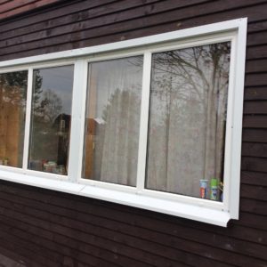 Противопожарное окно для дачи из алюминиевого профиля / серия FRM1148